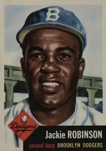 1953 Topps #1 Jackie Robinson Baseball Card