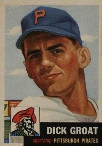 1953 Topps #154 Dick Groat Baseball Card