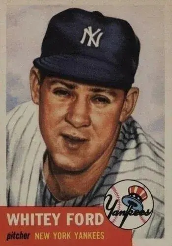 1953 Topps #207 Whitey Ford Baseball Card