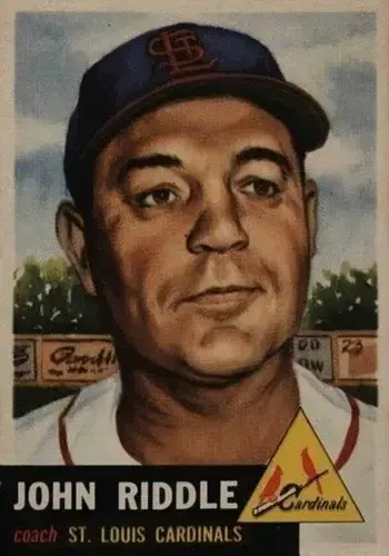 1953 Topps #274 John Riddle Baseball Card