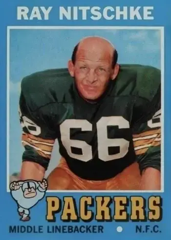 1971 Topps #133 Ray Nitschke Football Card