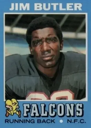 1971 Topps #2 Jim Butler Football Card