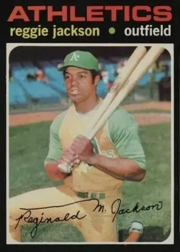 1971 Topps #20 Reggie Jackson Baseball Card