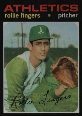 1971 Topps #384 Rollie Fingers Baseball Card