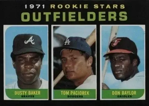 1971 Topps #709 Dusty Baker