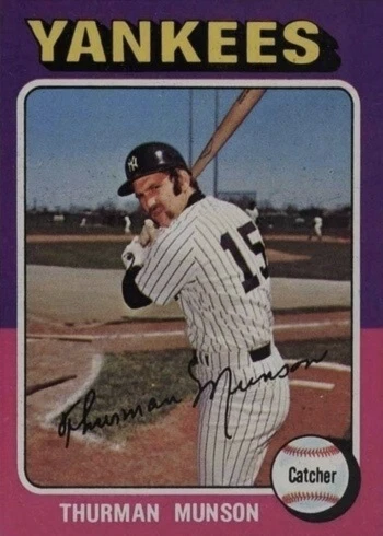 1975 Topps #20 Thurman Munson Baseball Card