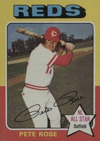 1975 Topps #320 Pete Rose Baseball Card