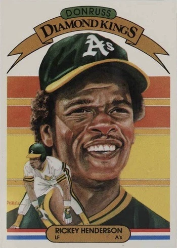 1983 Donruss #11 Rickey Henderson Baseball Card