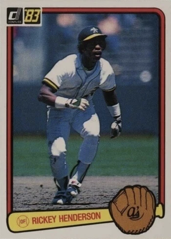 1983 Donruss #35 Rickey Henderson Baseball Card