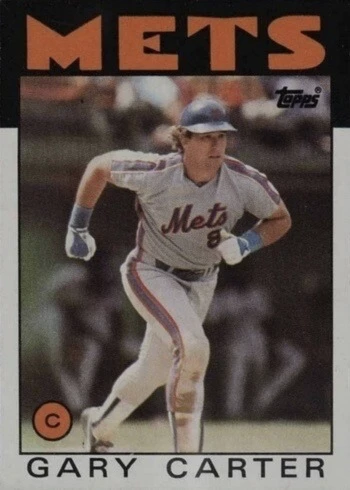 1986 Topps #170 Gary Carter Baseball Card