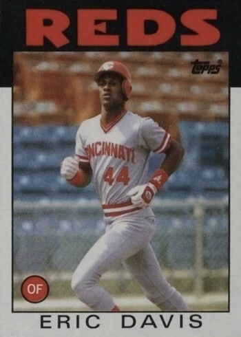 1986 Topps #28 Eric Davis Baseball Card