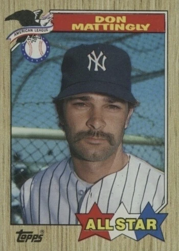 1987 Topps #606 Don Mattingly Baseball Card