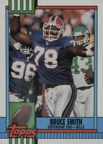 1990 Topps #205 Bruce Smith Football Card