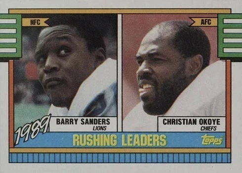 1990 Topps #28 Barry Sanders