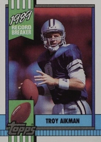 1990 Topps #3 Troy Aikman Football Card