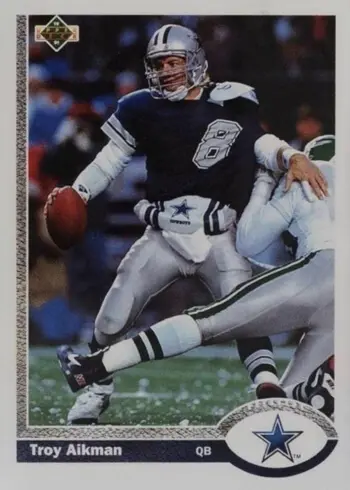 1991 Upper Deck #152 Troy Aikman Football Card