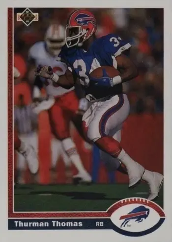 1991 Upper Deck #356 Thurman Thomas Football Card