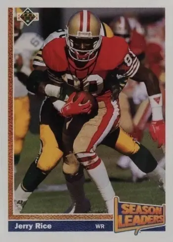 1991 Upper Deck #402 Jerry Rice Football Card