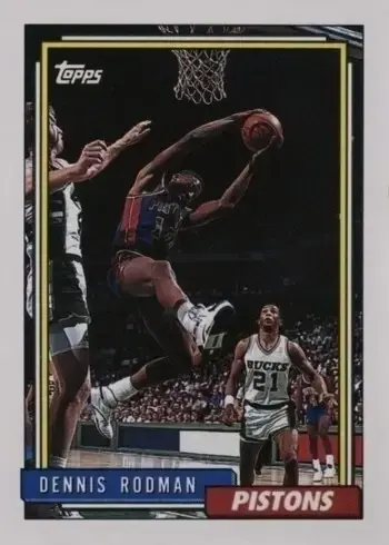 1992 Topps #137 Dennis Rodman Basketball Card