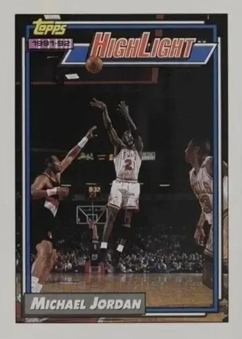 1992 Topps #3 Michael Jordan Basketball Card
