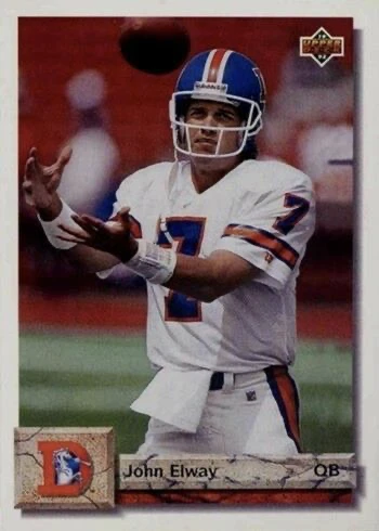 1992 Upper Deck #200 John Elway Football Card