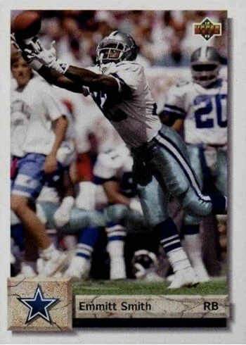 1992 Upper Deck #254 Emmitt Smith Football Card