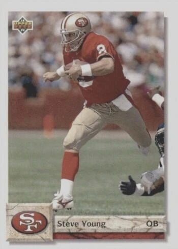 1992 Upper Deck #299 Steve Young Football Card
