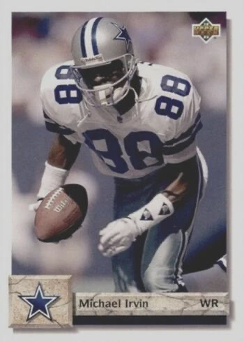 1992 Upper Deck #345 Michael Irvin Football Card