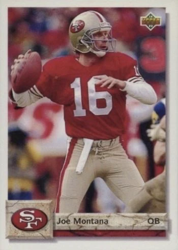 1992 Upper Deck #560 Joe Montana Football Card