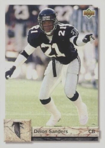 1992 Upper Deck #567 Deion Sanders Football Card