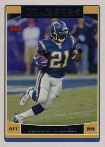 2006 Topps #100 LaDainian Tomlinson Football Card