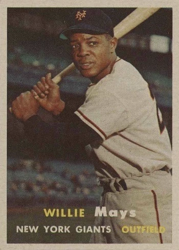 1957 Topps #10 Willie Mays Baseball Card
