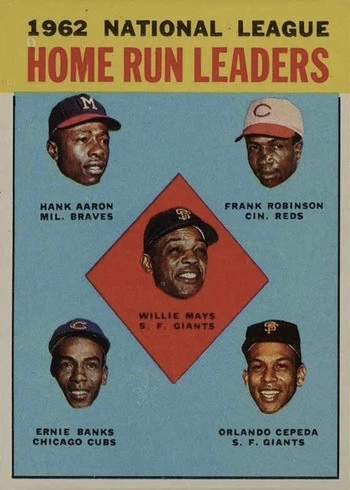 1963 Topps #3 Hank Aaron
