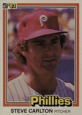 1981 Donruss #33 Steve Carlton Baseball Card