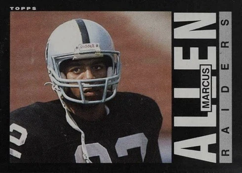 1985 Topps #282 Marcus Allen Football Card
