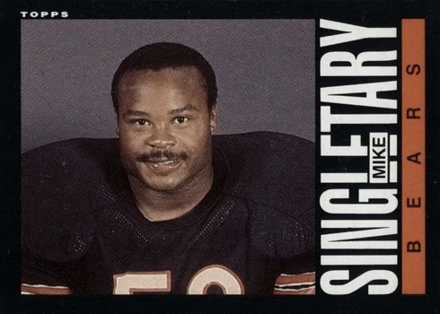 1985 Topps #34 Mike Singletary Football Card