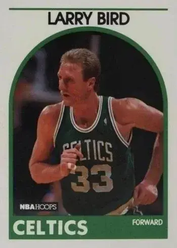 1989 NBA Hoops #150 Larry Bird Basketball Card