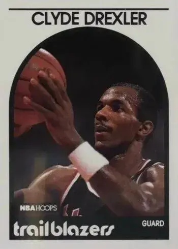 1989 NBA Hoops #190 Clyde Drexler Basketball Card