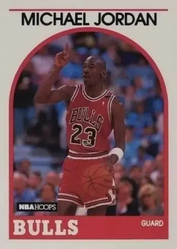 1989 NBA Hoops #200 Michael Jordan Basketball Card