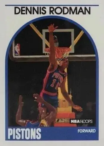1989 NBA Hoops #211 Dennis Rodman Basketball Card