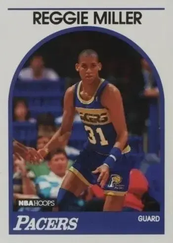 1989 NBA Hoops #29 Reggie Miller Basketball Card