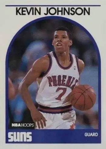 1989 NBA Hoops #35 Kevin Johnson Rookie Card