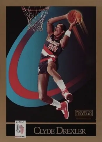 1990 SkyBox #233 Clyde Drexler Basketball Card