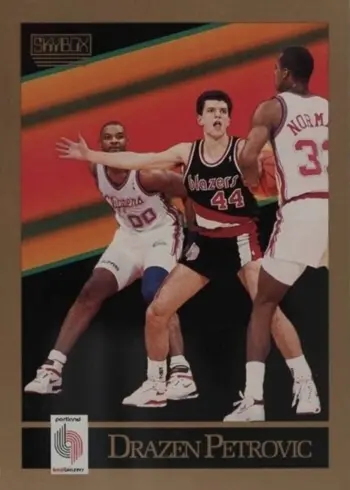 1990 SkyBox #237 Drazen Petrovic Rookie Card