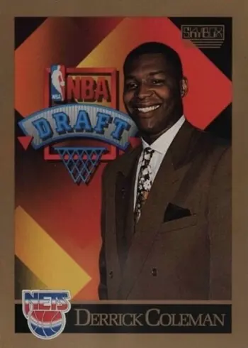 1990 SkyBox #362 Derrick Coleman Rookie Card