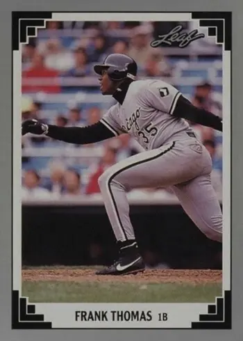 1991 Leaf #281 Frank Thomas Baseball Card
