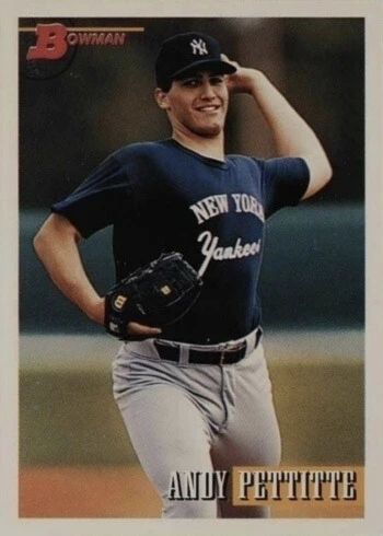 1993 Bowman #103 Andy Pettitte Rookie Card