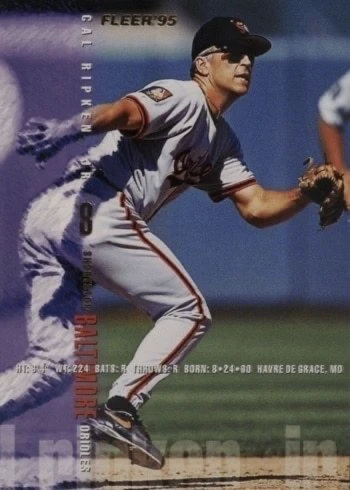 1995 Fleer #19 Cal Ripken Jr. Baseball Card