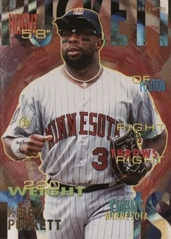 1995 Fleer #212 Kirby Puckett Baseball Card