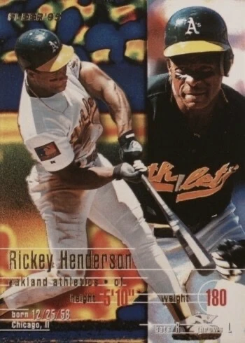 1995 Fleer #246 Rickey Henderson Baseball Card